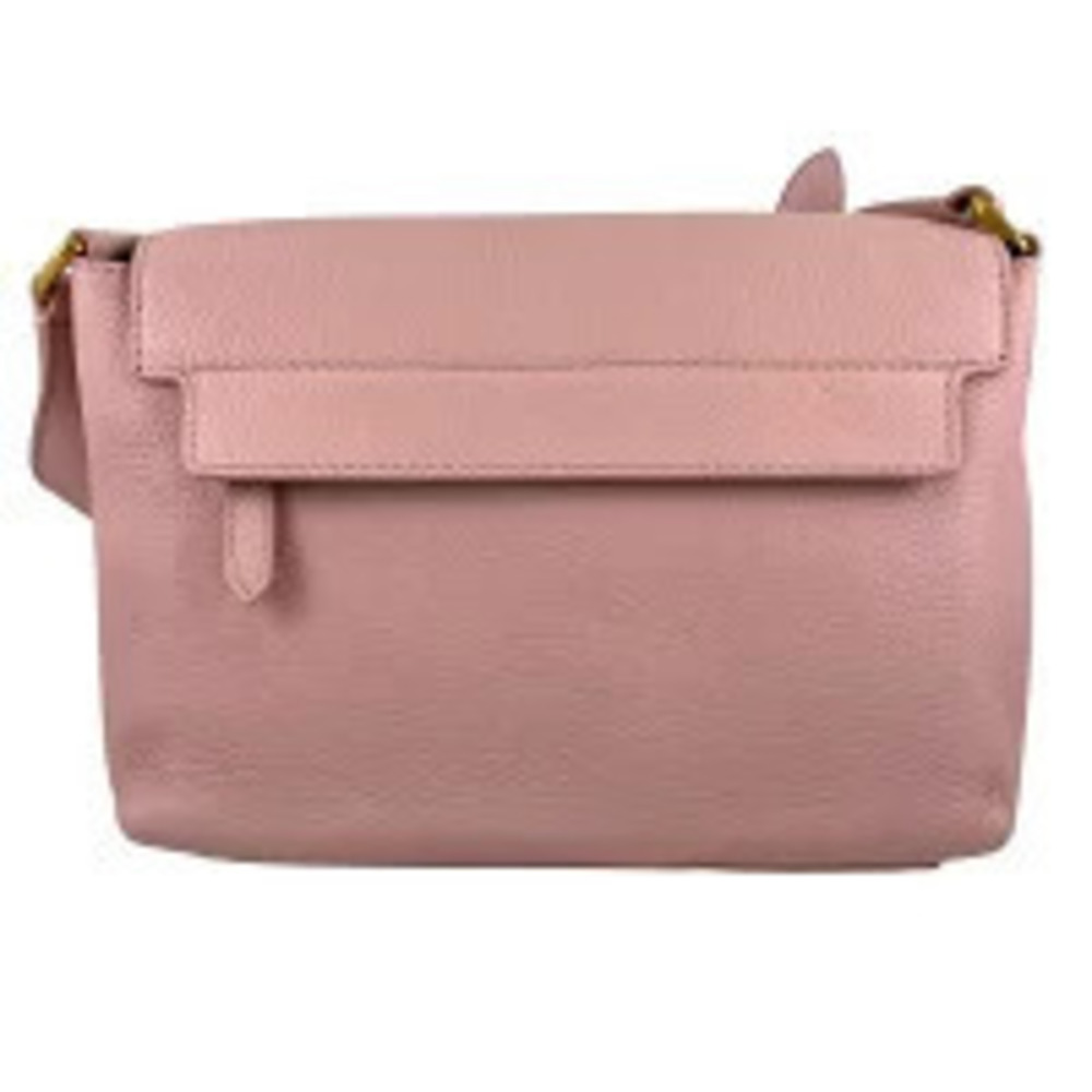 Burberry Messenger Shoulder Leather Bag Crossbody London England Pink